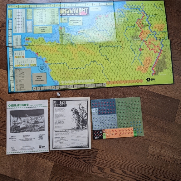 Onslaught D-Day to the Rhine WW2 Board Game - Picture 6 of 11